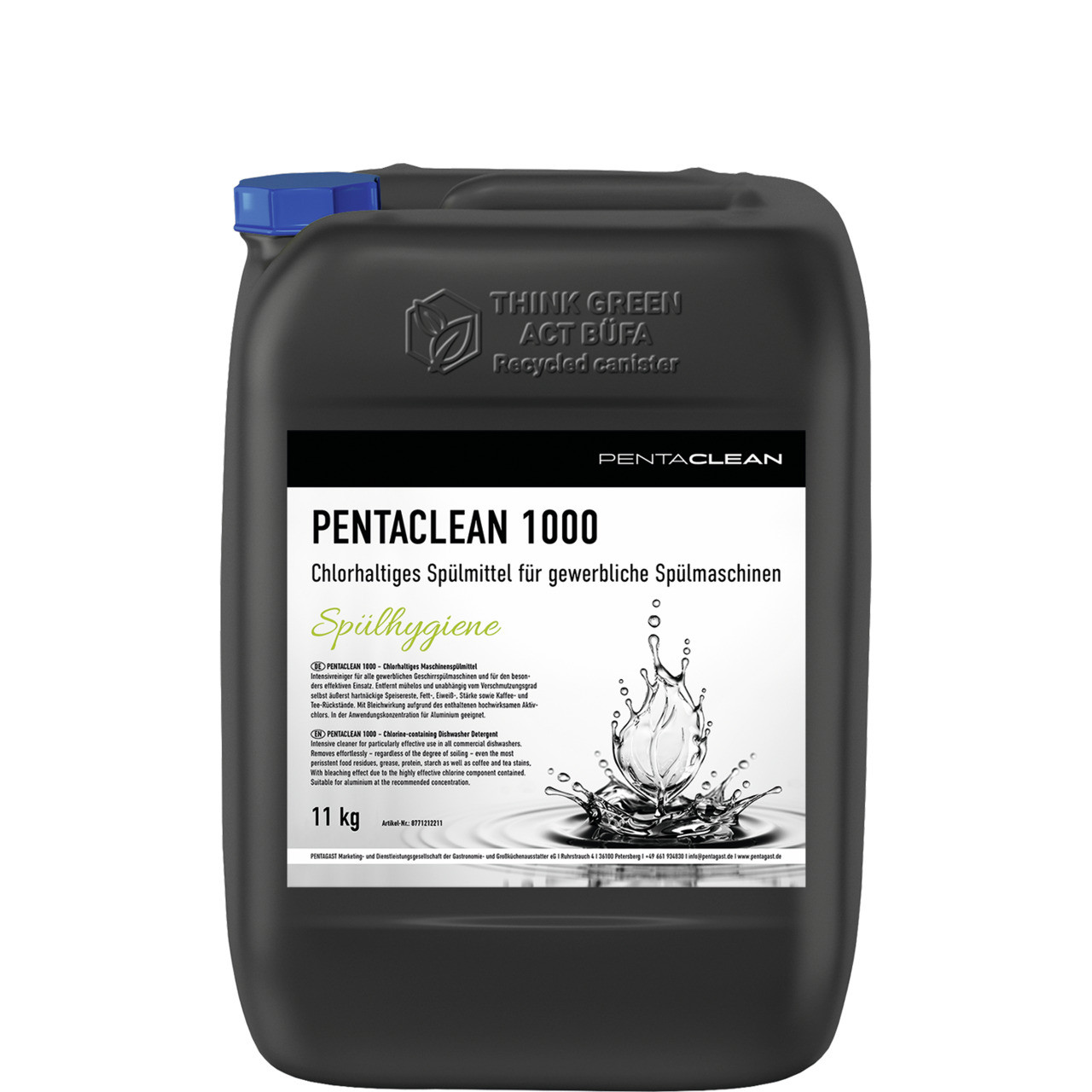Geschirrspülmaschinenreiniger PENTACLEAN 1000 / 11,00 kg